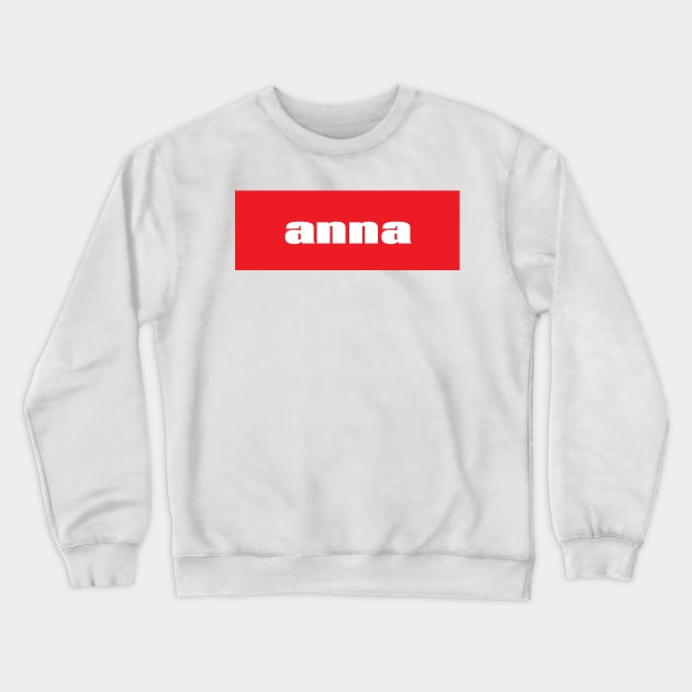 Anna Crewneck Sweatshirt by ProjectX23Red